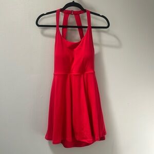 Womens Workout Tennis Dress w Built in Shorts & Bra Athletic Golf Activewear L